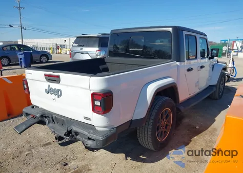 2021 Jeep Gladiator Overland 4X4 from USA, damaged, VIN 1C6HJTFG1ML538577